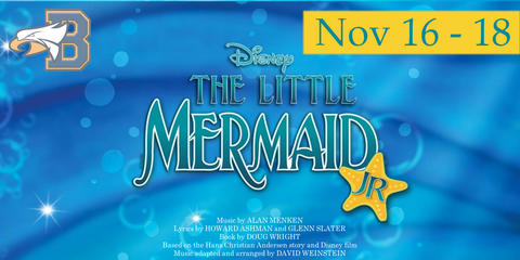 Disney's The Little Mermaid - Junior; November 16-18, 2018