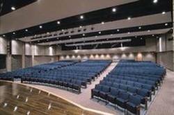 Interior view of Eagle Auditorium on the campus of Hudsonville High School